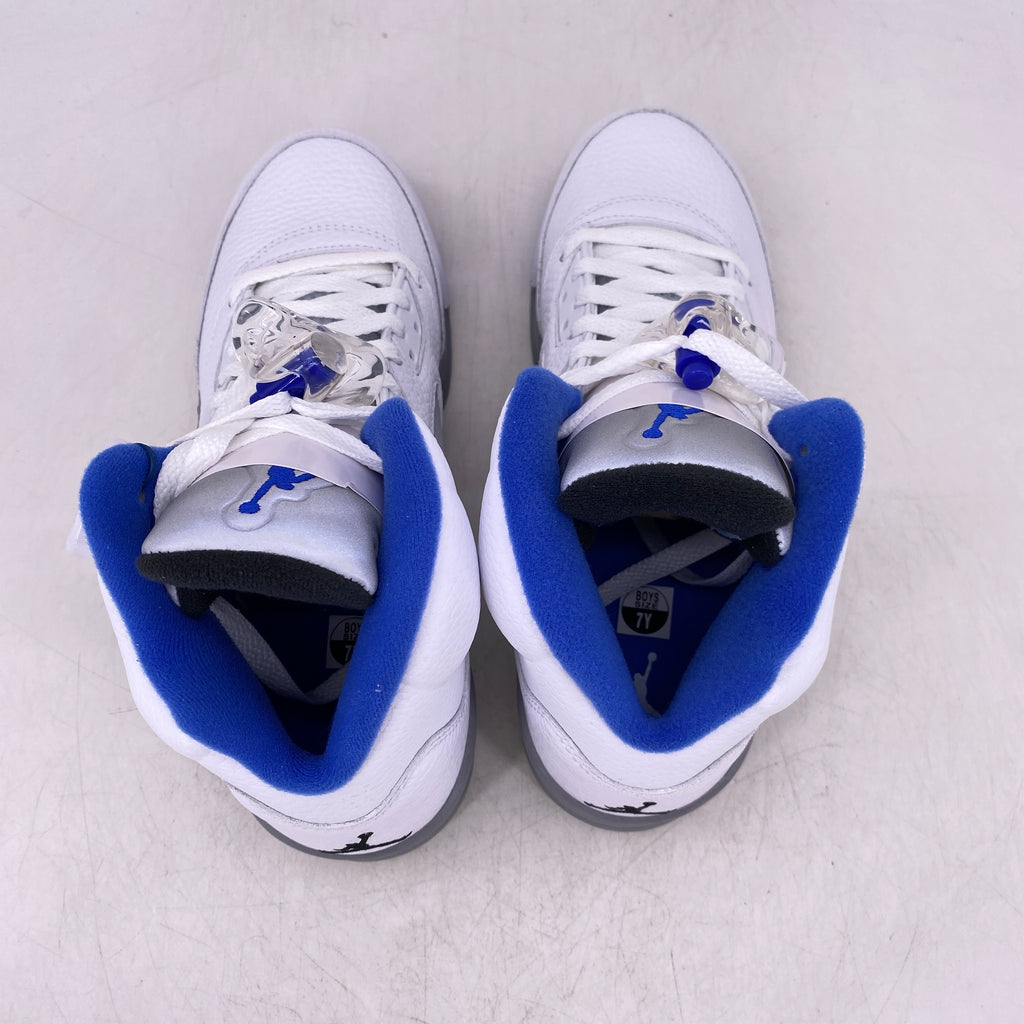 Air Jordan (GS) 5 Retro "White Stealth" 2021 New Size 7Y