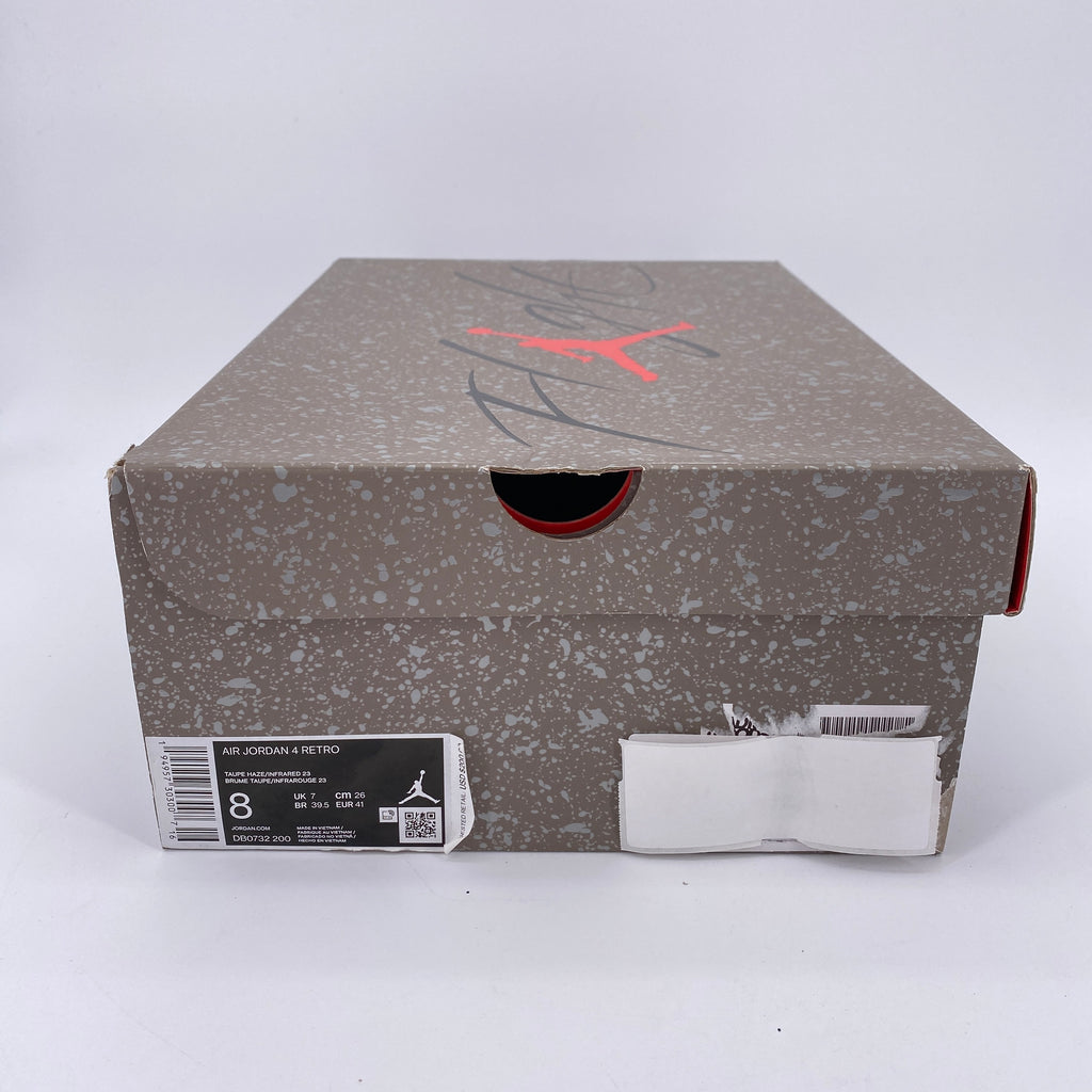 Air Jordan 4 Retro "Taupe Haze" 2021 New Size 8