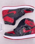 Air Jordan 1 Retro High "Bred Patent" 2021 New Size 8