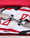 Air Jordan 4 Retro "Red Cement" 2023 New Size 9.5