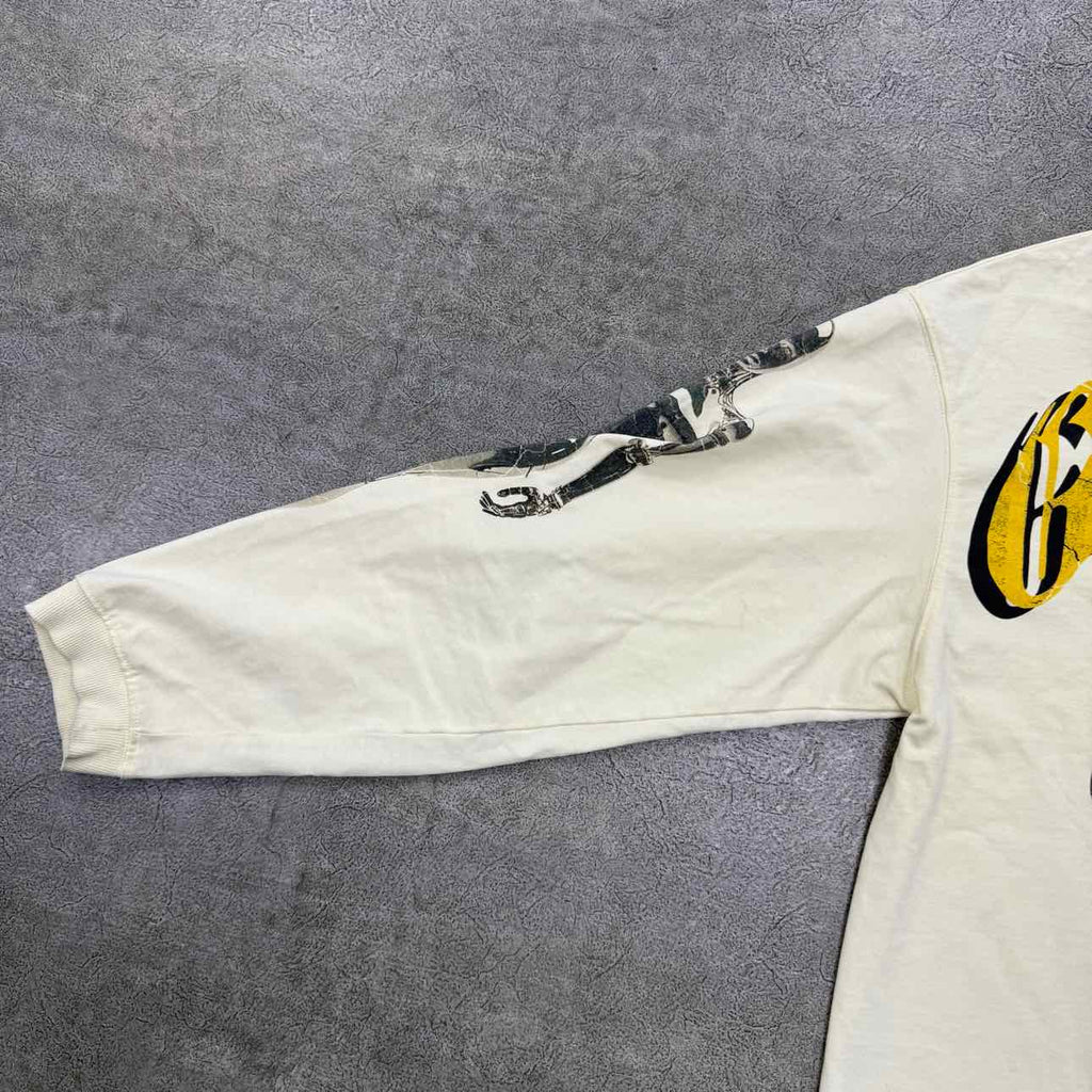 Godspeed Long Sleeve "OUT OF MANY" Cream Used Size XL