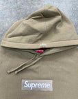 Supreme Hoodie "BOX LOGO" Sand New Size S