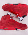 Air Jordan 5 Retro "Red Suede" 2017 New Size 8.5