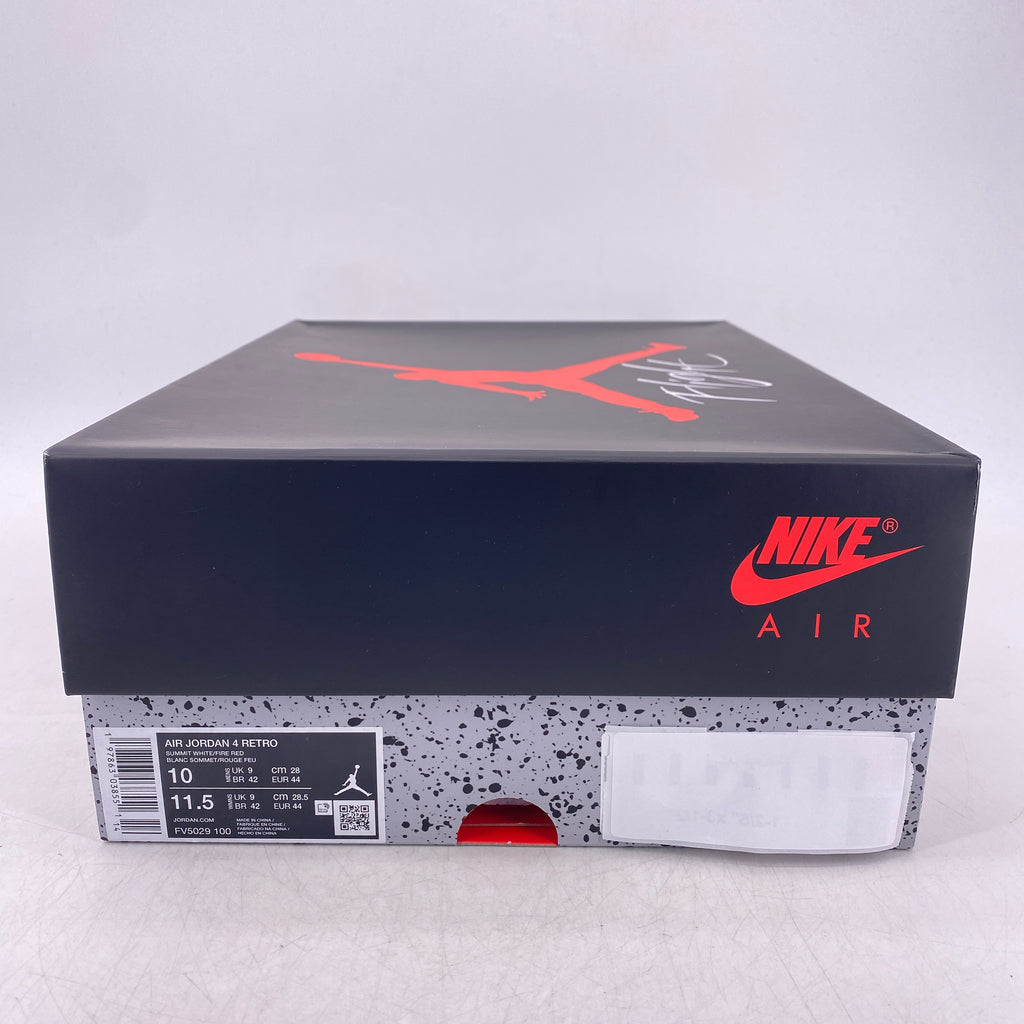 Air Jordan 4 Retro "White Cement" 2025 New Size 10