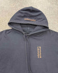 Chrome Hearts Hoodie "VERTICAL LOGO" Brown Used Size XL