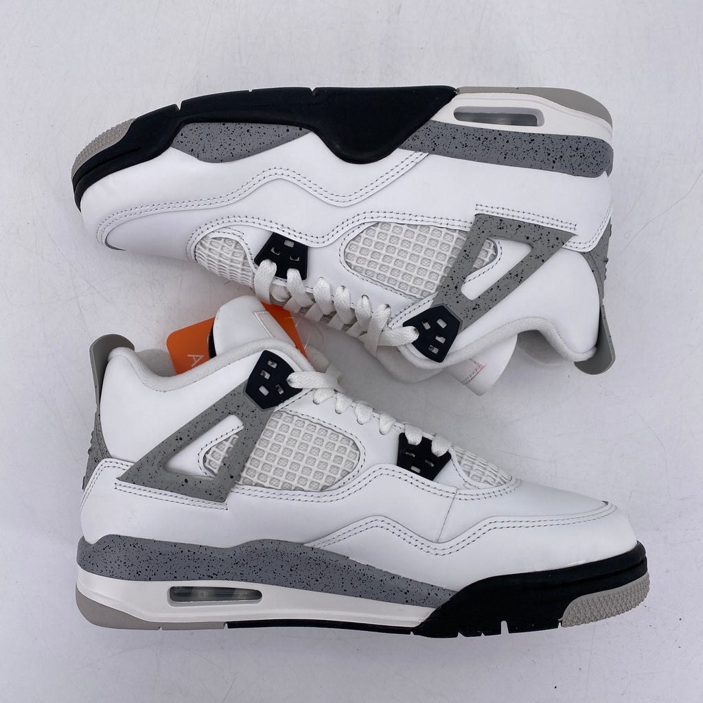 Air Jordan (GS) 4 Retro "White Cement" 2025 New Size 7Y
