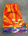 Eric Emanuel Shorts "NYC SUNSET" Orange Used Size XL