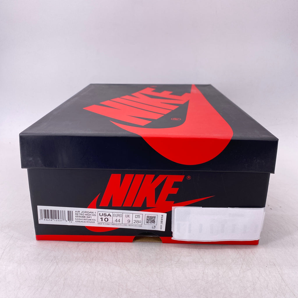 Air Jordan 1 Retro High OG "Royal Toe" 2020 New (Cond) Size 10