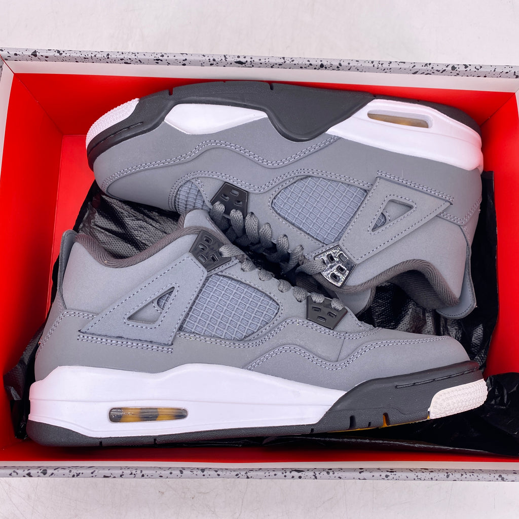 Air Jordan (GS) 4 Retro "Cool Grey" 2019 New Size 6.5Y
