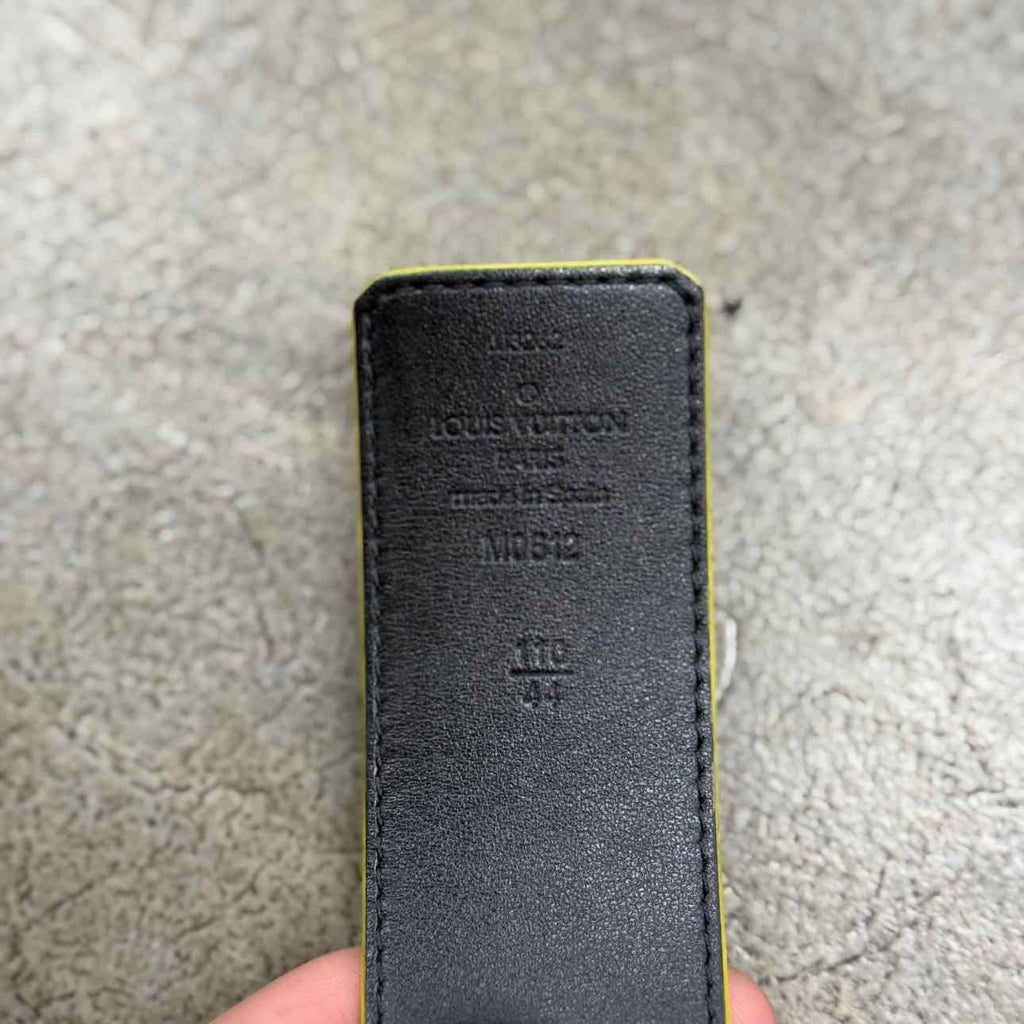 Louis Vuitton Belt "BROKEN" Used Brown Size 44