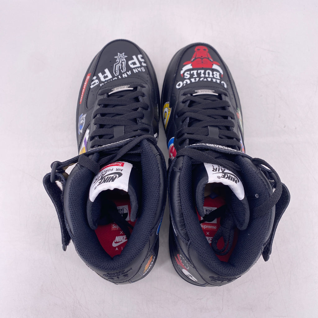 Nike Air Force 1 Mid "Supreme Nba Black" 2018 New Size 11