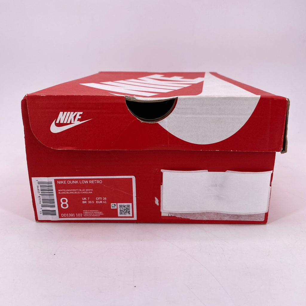 Nike Dunk Low Retro "Unc" 2021 New Size 8