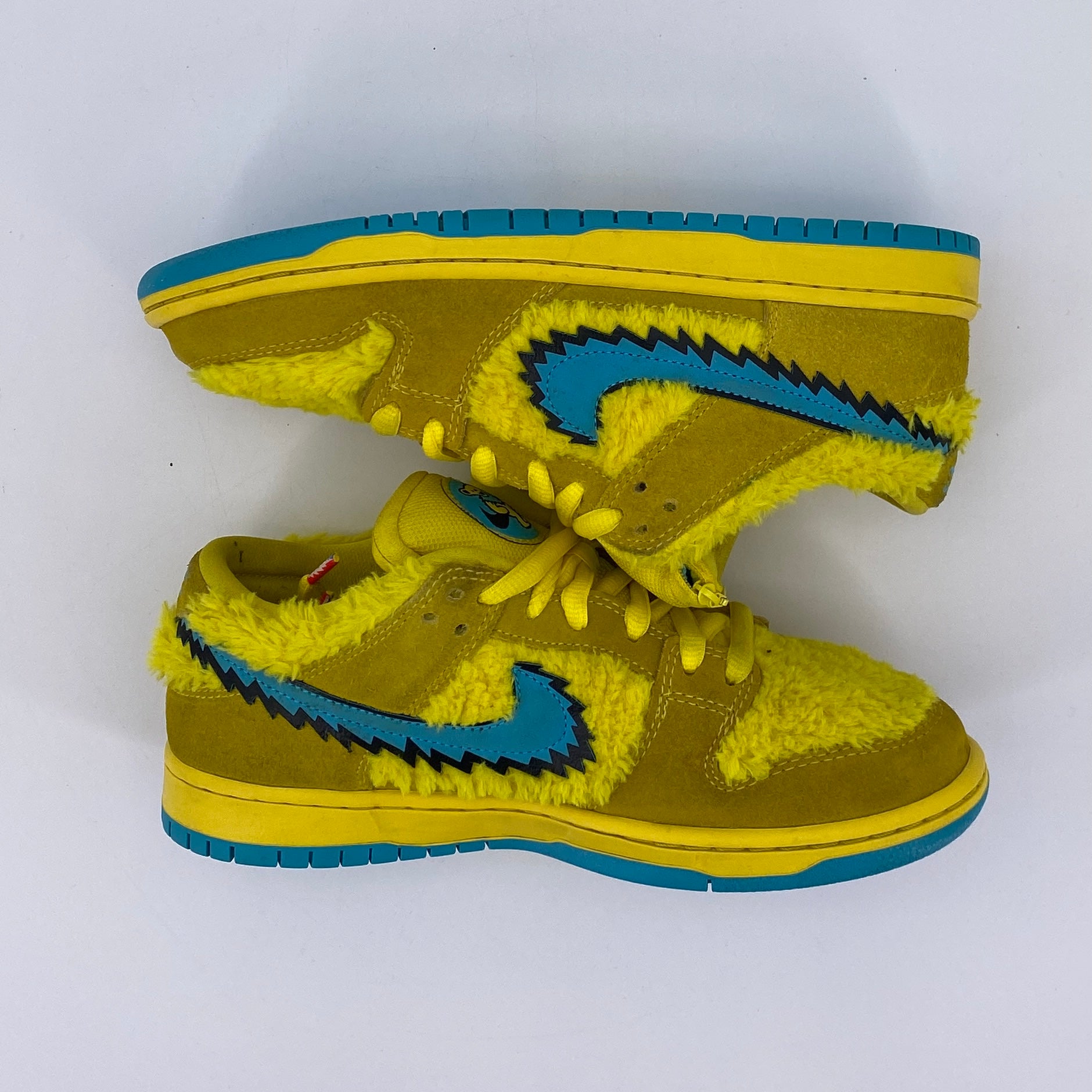 Nike SB Dunk Low &quot;Grateful Dead Yellow&quot; 2020 Used Size 8