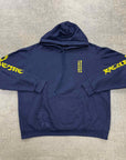 Chrome Hearts Hoodie "VERTICAL LOGO" Navy Used Size XL