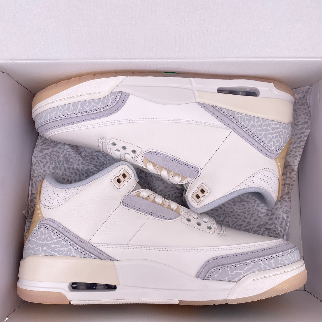 Air Jordan 3 Retro "Craft Ivory" 2024 New Size 10.5