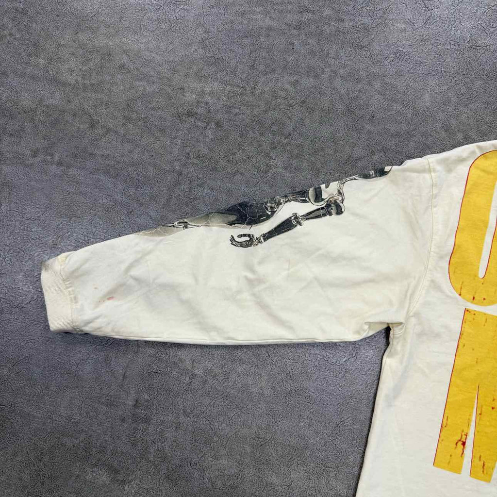 Godspeed Long Sleeve "OUT OF MANY" Cream Used Size XL