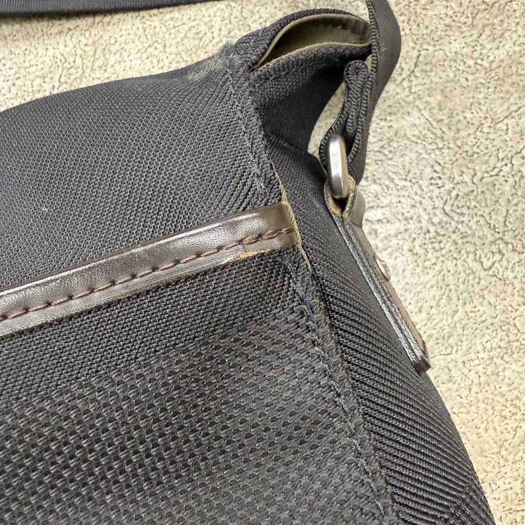 Louis Vuitton Messenger Bag "DAMIER GEANT" Used Black