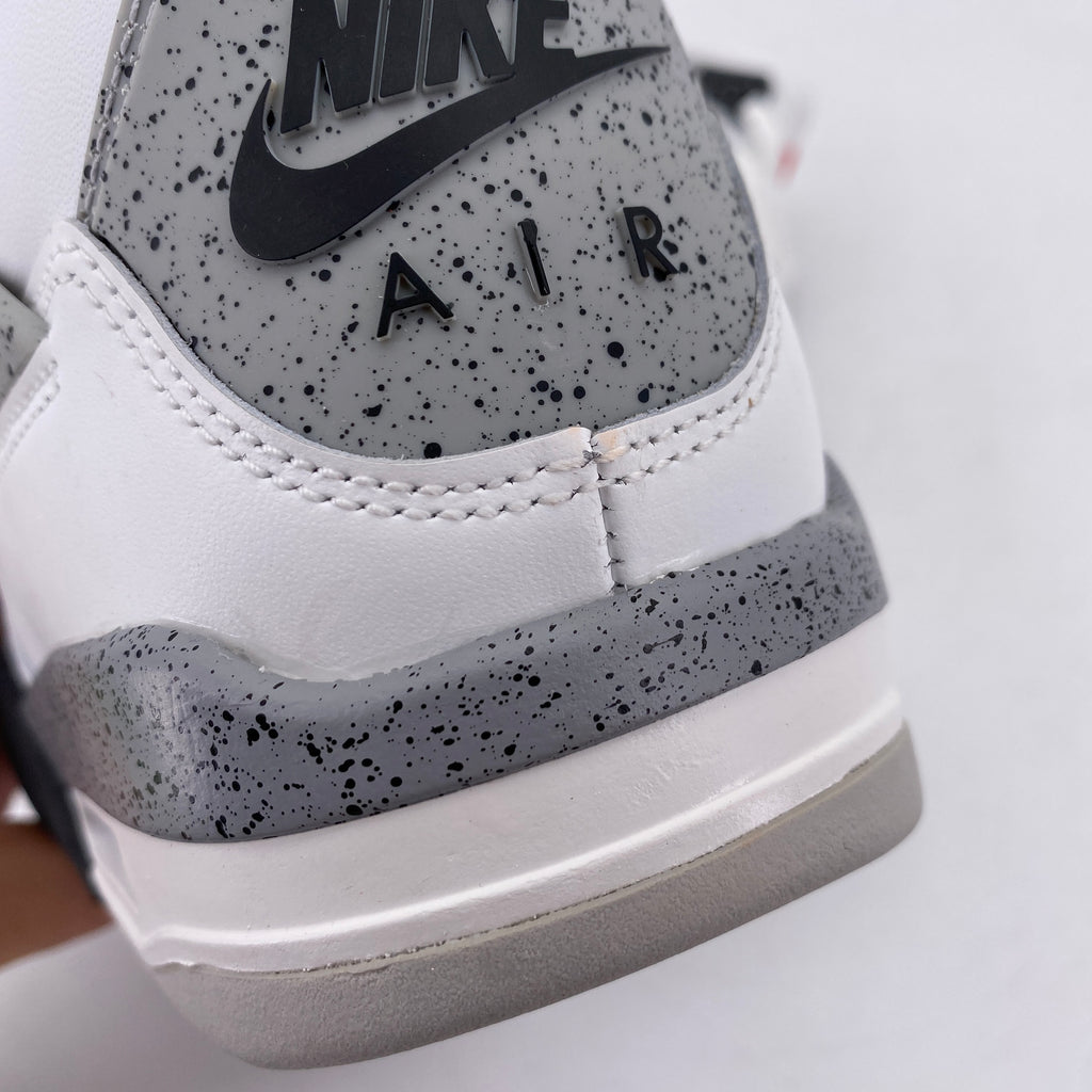 Air Jordan (GS) 4 Retro "White Cement" 2025 New Size 7Y