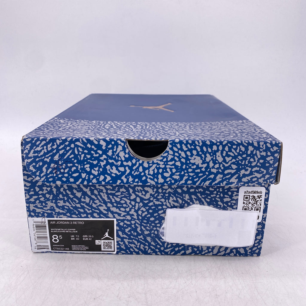 Air Jordan 3 Retro "Wizards" 2023 New Size 8.5