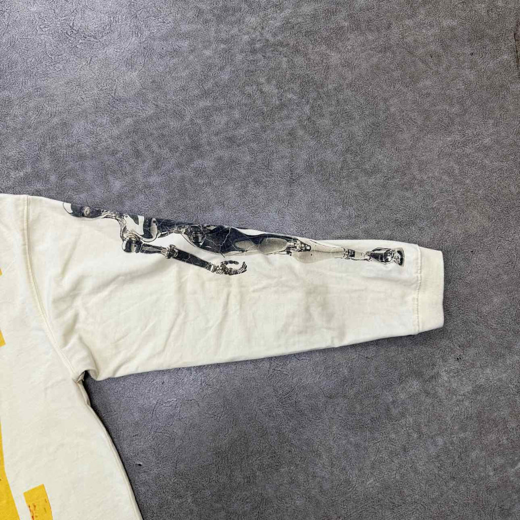 Godspeed Long Sleeve "OUT OF MANY" Cream Used Size XL