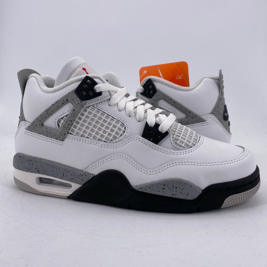 Air Jordan (GS) 4 Retro "White Cement" 2025 New Size 7Y