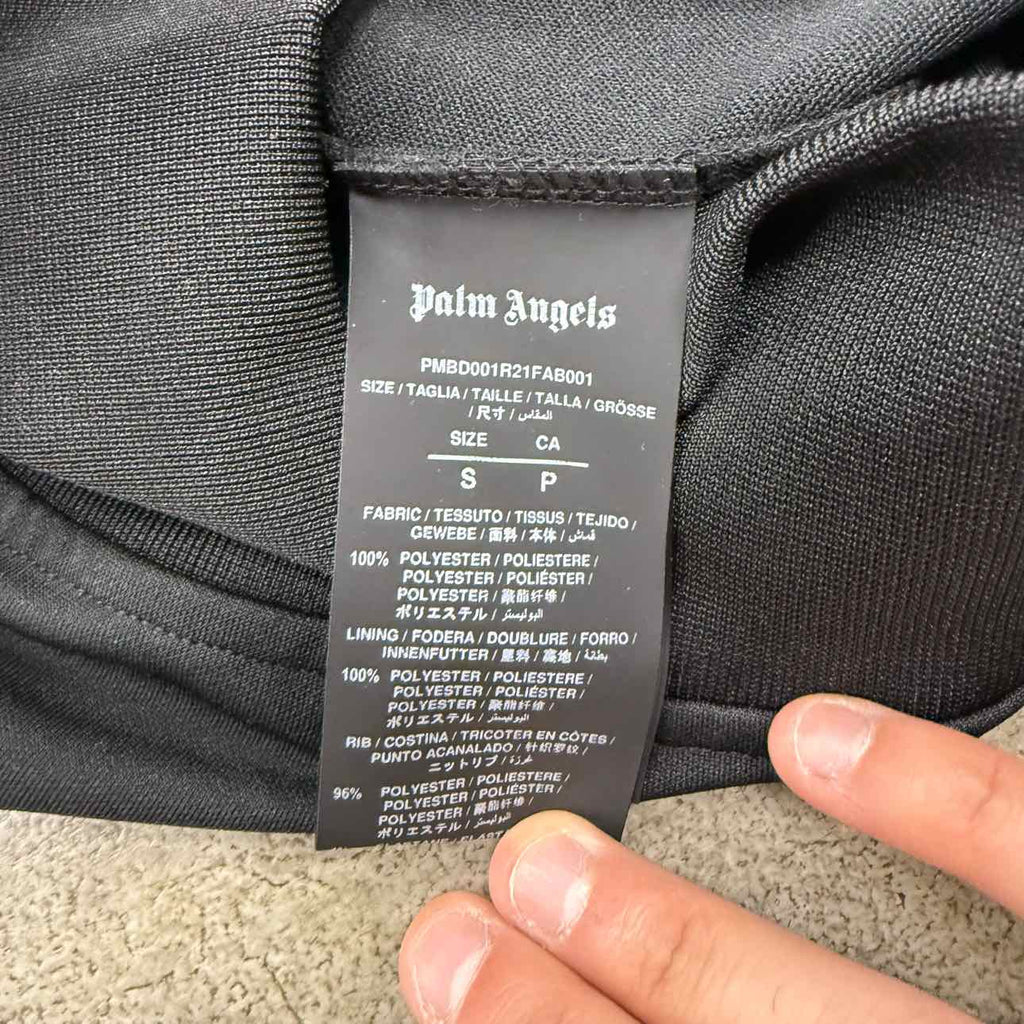 Palm Angels Track Jacket Black Used Size S