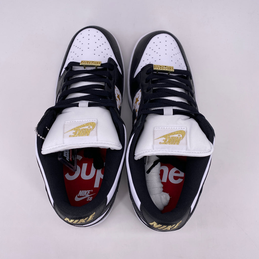 Nike SB Dunk Low OG QS "Supreme Black" 2021 New Size 8.5