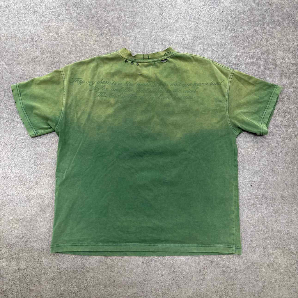 Vale T-Shirt "GREEN MONEY" Green Used Size M