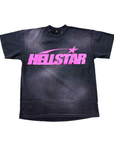 Hellstar T-Shirt "CLASSIC GEL PINK" Black New Size S