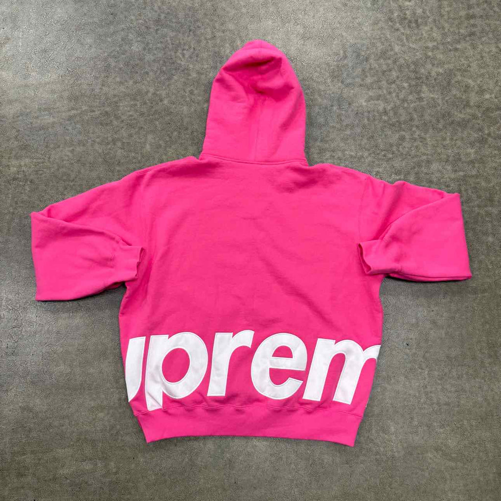 Supreme Zip Up "BIG LOGO" Pink New Size L
