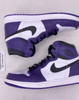 Air Jordan 1 Retro High OG "Court Purple 2.0" 2020 Used Size 10.5