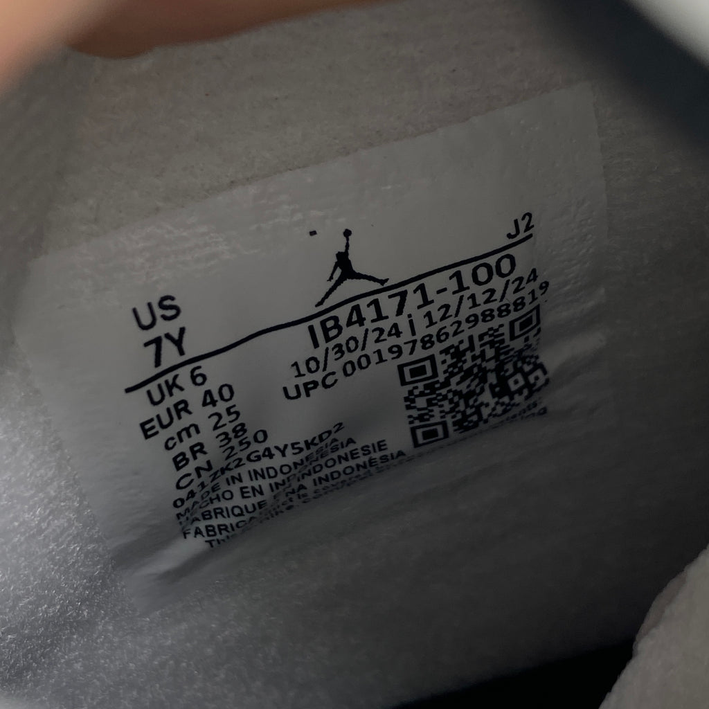 Air Jordan (GS) 4 Retro "White Cement" 2025 New Size 7Y