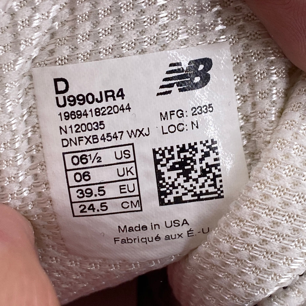 New Balance 990V4 "Jfg 1998 Intro" 2023 New Size 6.5
