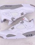 Air Jordan 4 Retro "White Oreo" 2021 New Size 12