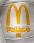 Palace Hoodie "PALACE X MCDONALDS" White New Size M