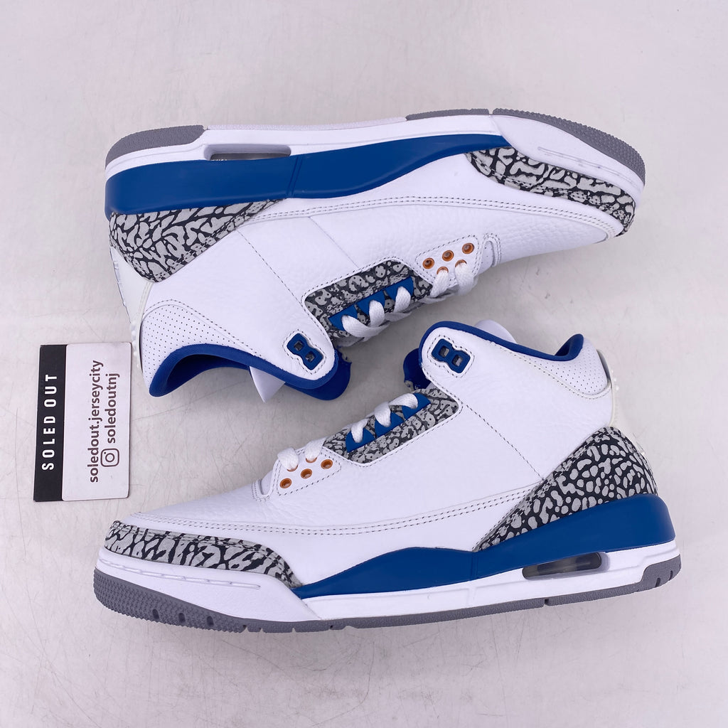 Air Jordan 3 Retro "Wizards" 2023 New Size 8.5