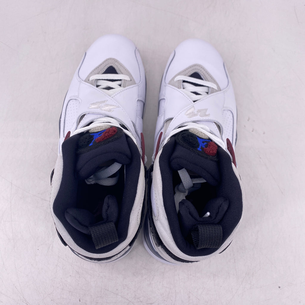 Air Jordan (W) 8 Retro "White Burgundy" 2020 New Size 9W