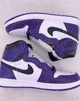 Air Jordan 1 Retro High OG "Court Purple 2.0" 2020 New Size 8