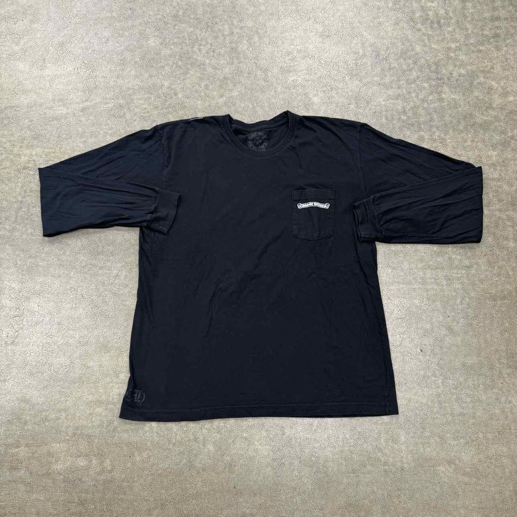 Chrome Hearts Long Sleeve "ARC LOGO" Black Used Size 2XL