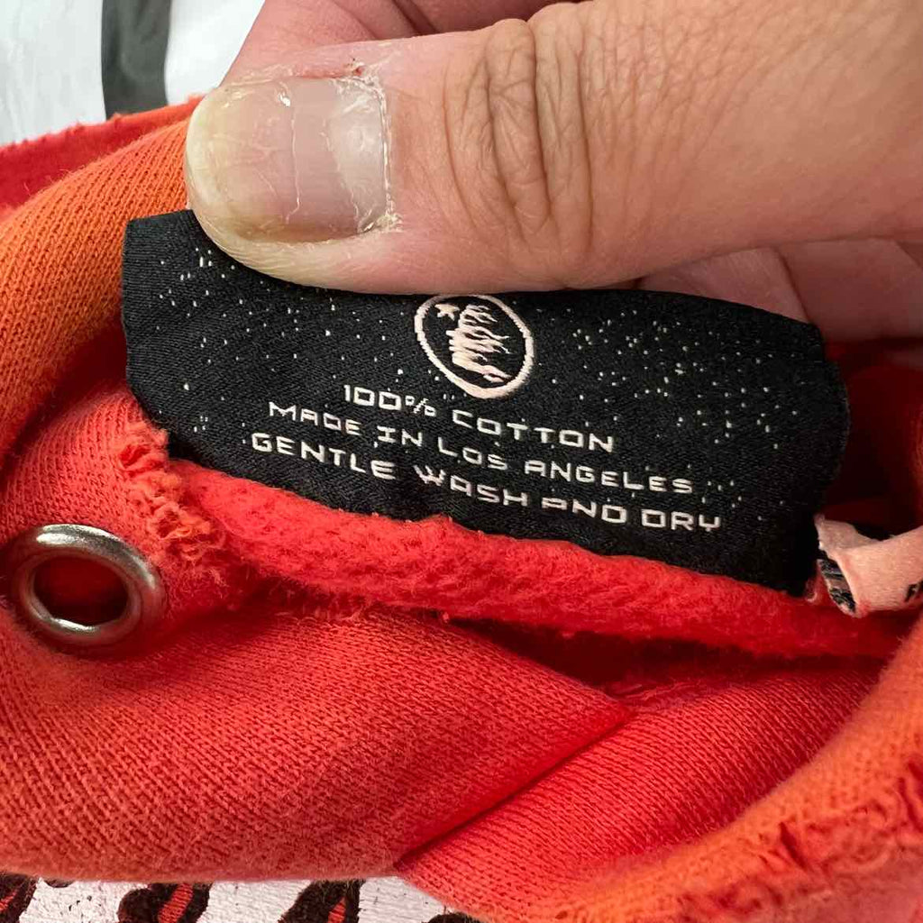 Hellstar Pullover "RECORDS" Red New Size XL