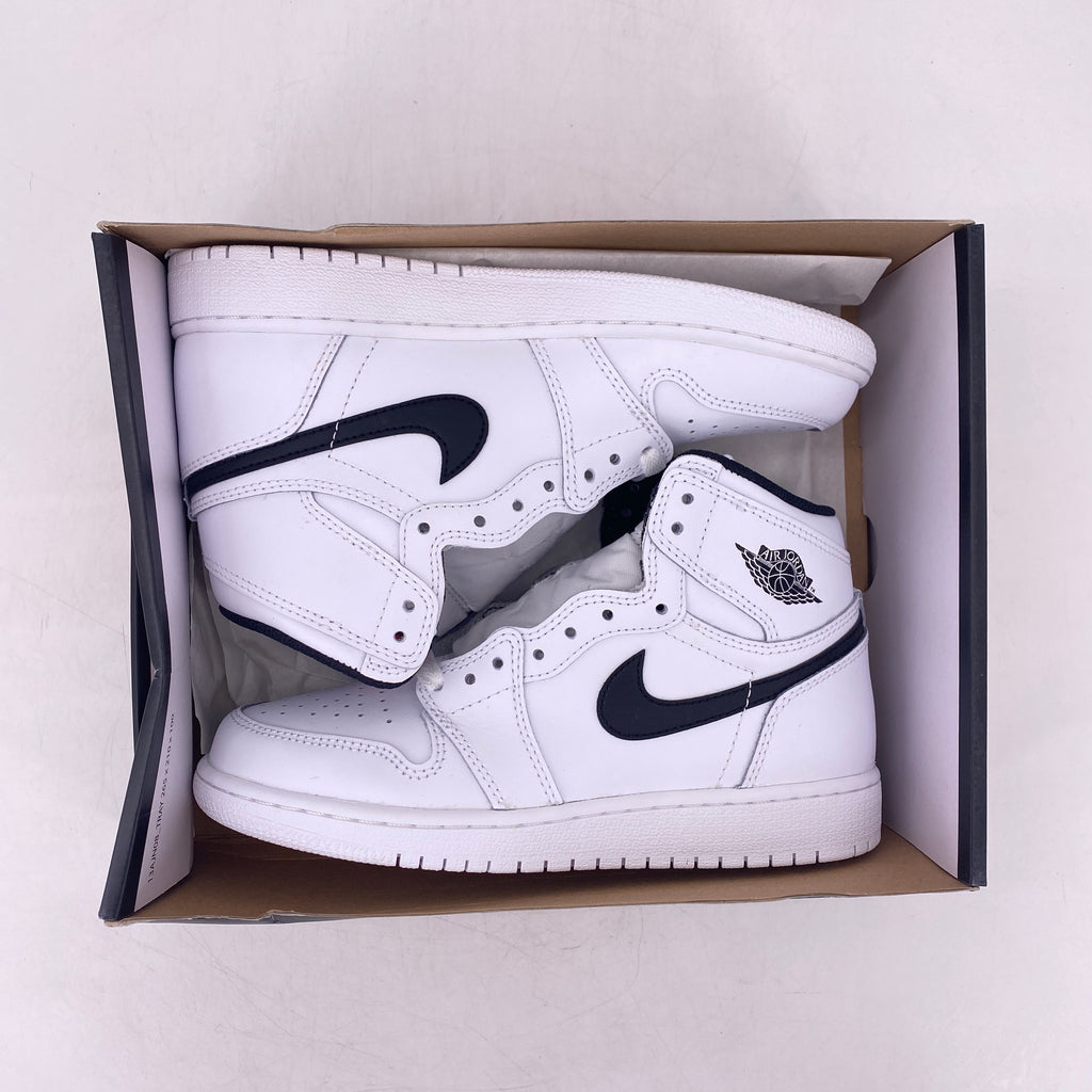 Air Jordan (GS) 1 Retro High OG "Ying Yang White" 2016 New Size 4Y