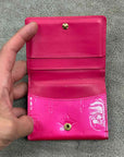 Louis Vuitton Wallet "VERNIS ELISE" Used Pink