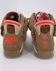 Air Jordan 6 Retro "Travis Scott British Khaki" 2021 New Size 8.5