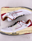 Air Jordan 2 Retro Low "Ow White Red" 2021 Used Size 12