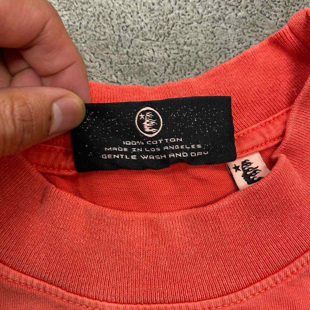 Hellstar T-Shirt "BOX LOGO" Red New Size 2XL