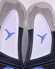 Air Jordan 4 Retro "University Blue Black" 2021 New Size 10