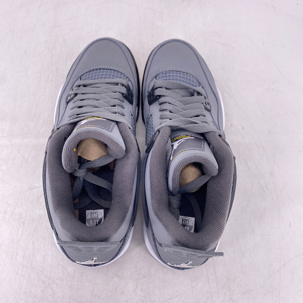 Air Jordan (GS) 4 Retro "Cool Grey" 2019 New Size 6.5Y