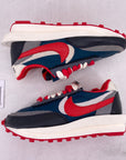 Nike LD WAFFLE / Sacai "University Red" 2021 New Size 4.5