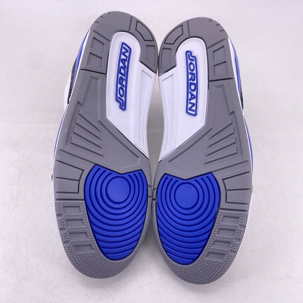 Air Jordan 3 Retro "Racer Blue" 2021 New Size 9.5