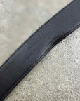 YSL Belt "BLACK BUCKLE" Used Black Size 80CM